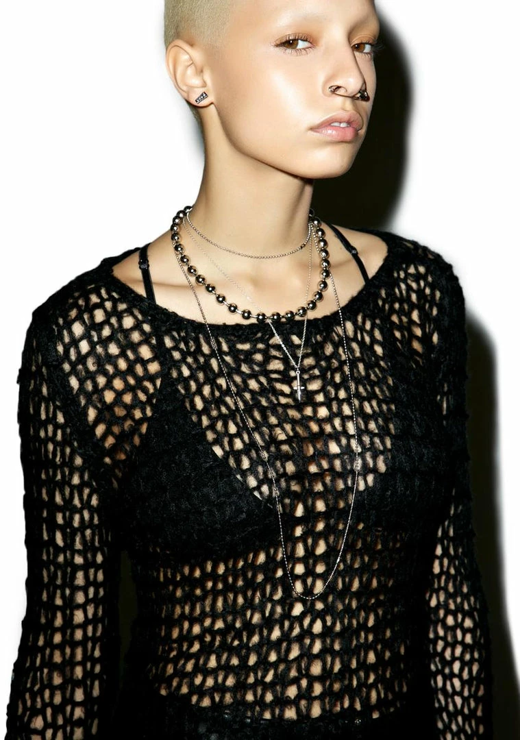 Tripp NYC Punk Knit Sweater 4 Tripp NYC Punk Knit Sweater