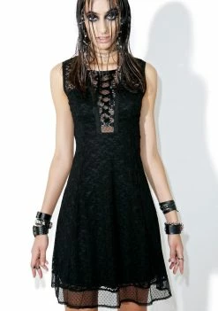 Tripp NYC Sweet Jane Lace-Up Dress