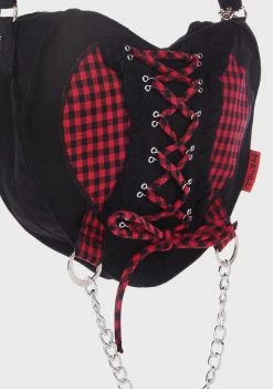 Tripp NYC Red Bo Peep Heart Bag Bags & Wallets