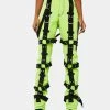 Tripp NYC Bottoms Lime Harness Pants 1 Tripp NYC Bottoms Lime Harness Pants
