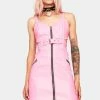 Tripp NYC Pink Zipper Bodycon Dress Dresses