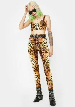 Tripp NYC Bottoms Natural Tiger T-Back Jeans 10 Tripp NYC Bottoms Natural Tiger T-Back Jeans