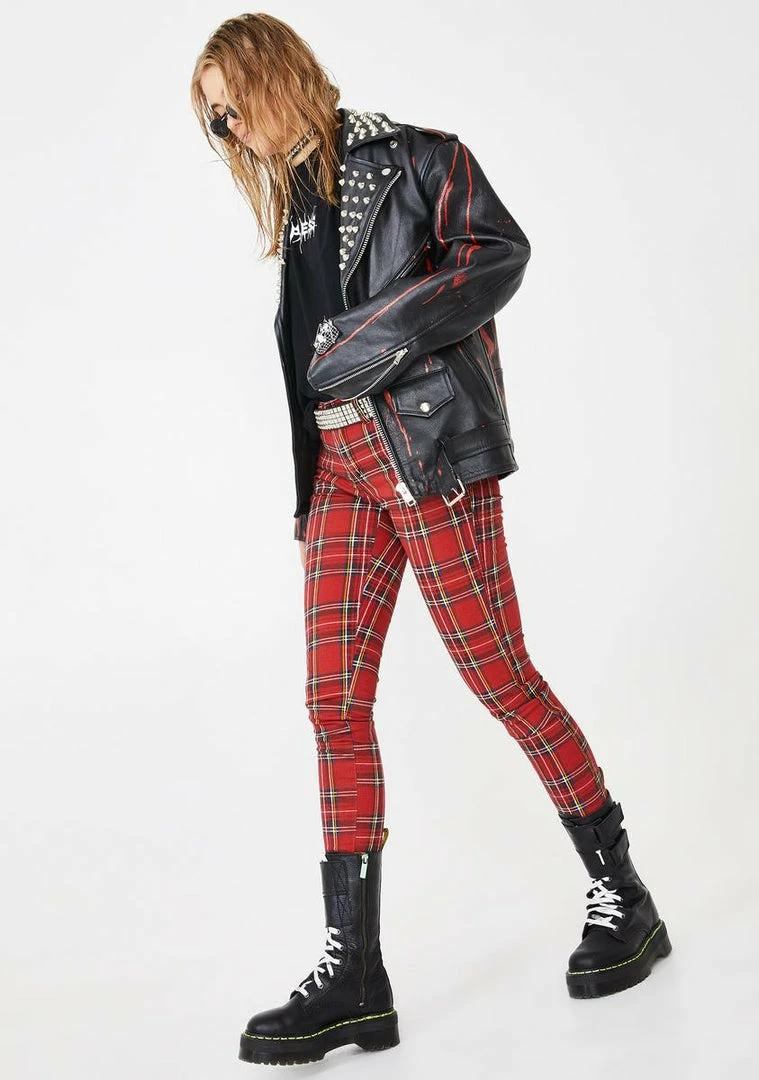 Tripp NYC Tartan Plaid Pants 5 Tripp NYC Tartan Plaid Pants