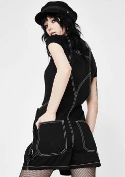 Tripp NYC Dark Street Overalls