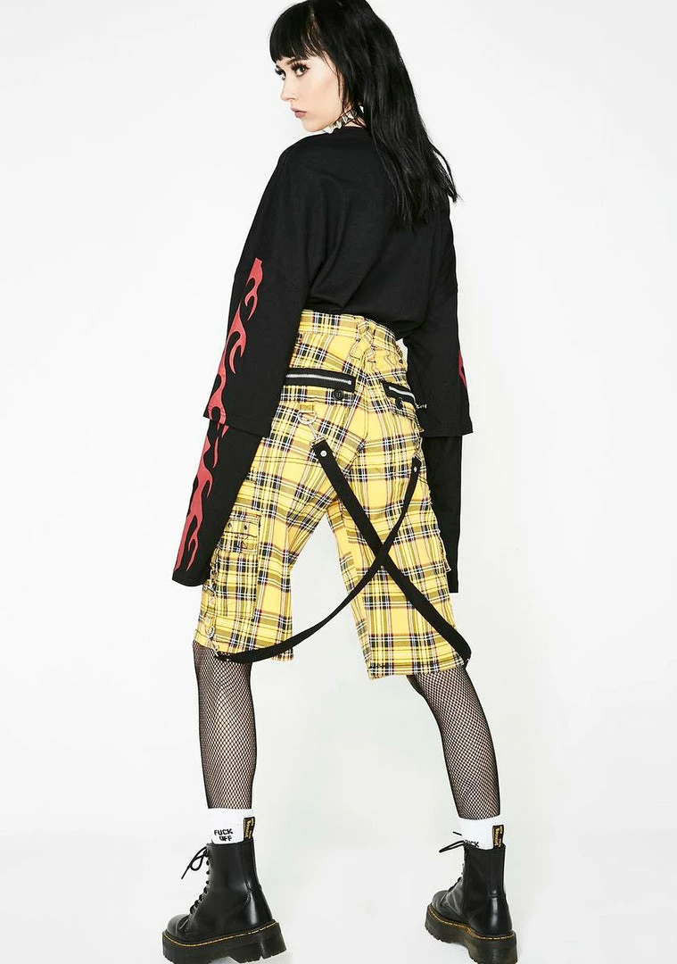 Tripp NYC Plaid Punk Shorts 6 Tripp NYC Plaid Punk Shorts