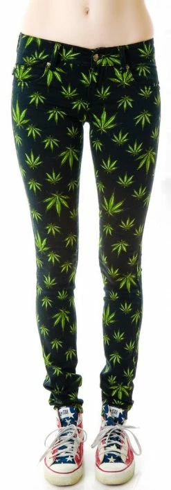 Tripp NYC Smoke Grass Skinny Jeans Bottoms