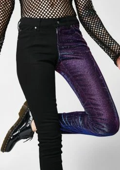 Tripp NYC Shine On Split Jeans 8 Tripp NYC Shine On Split Jeans