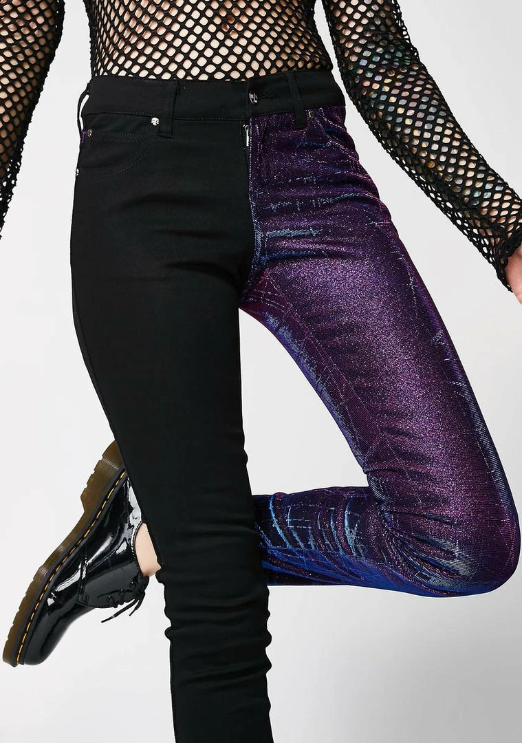 Tripp NYC Shine On Split Jeans 4 Tripp NYC Shine On Split Jeans