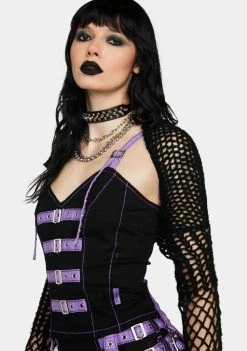 Tripp NYC Lavender Buckle Corset Top 8 Tripp NYC Lavender Buckle Corset Top