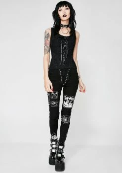 Tripp NYC Lacey Night Corset Tops