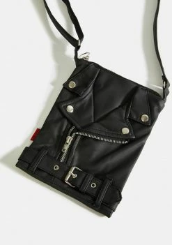 Tripp NYC Faux Leather Motorcycle Shoulder Bag 8 Tripp NYC Faux Leather Motorcycle Shoulder Bag