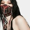 Tripp NYC Plaid Super Straps Face Mask Face Masks