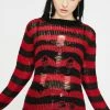 Tripp NYC Tops Red Rag Stripe Sweater