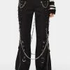 Tripp NYC Bottoms U-Chain Spiked Pants 1 Tripp NYC Bottoms U-Chain Spiked Pants