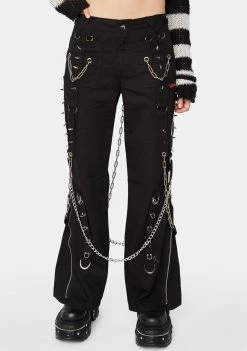 Tripp NYC Bottoms U-Chain Spiked Pants