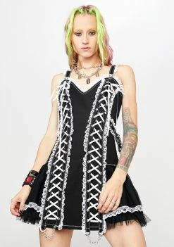 Tripp NYC White Lace Mini Dress