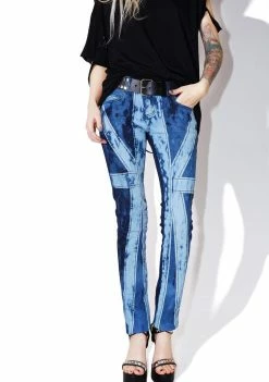 Tripp NYC Union Jack Denim Jeans