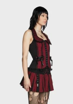 Tripp NYC Tops Bo Peep Halter Corset