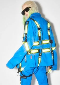 Tripp NYC Blue Electric Reflective Jacket