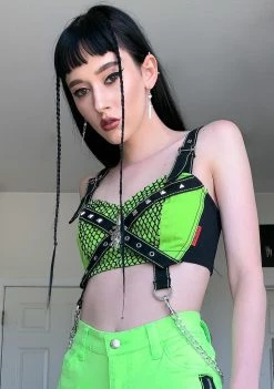 Tripp NYC Shop 5 Tripp NYC Symbol Chain Crop Top