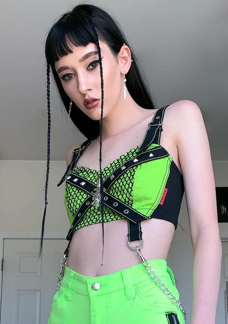 Tripp NYC Symbol Chain Crop Top 3 Tripp NYC Symbol Chain Crop Top