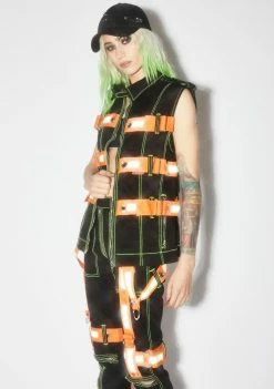 Tripp NYC Outerwear Electric Reflective Vest