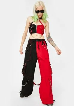 Tripp NYC Bottoms Split Wide Leg Pants