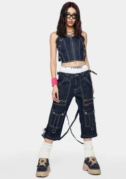 Tripp NYC Denim Rough Ready Bondage Pants