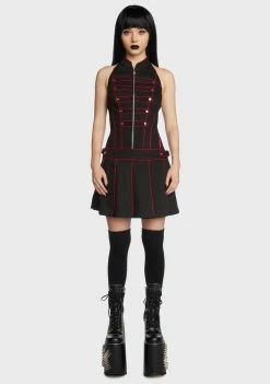 Tripp NYC Little Black Dresses Band Mini Dress