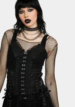 Tripp NYC Enchanted Lace Corset Top Tops