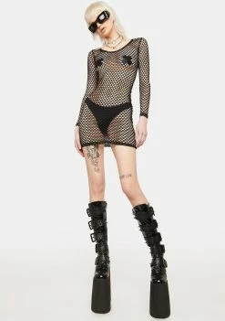 Tripp NYC Dresses Mary Q Fishnet Dress 8 Tripp NYC Dresses Mary Q Fishnet Dress