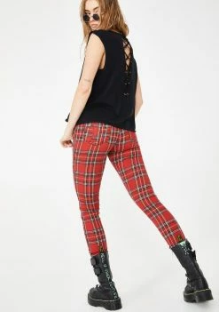 Tripp NYC Tartan Plaid Pants 9 Tripp NYC Tartan Plaid Pants