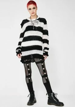Tripp NYC Mesh Grommet Leggings