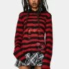 Tripp NYC Tops Red Rag Striped Sweater 1 Tripp NYC Tops Red Rag Striped Sweater