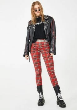 Tripp NYC Tartan Plaid Pants