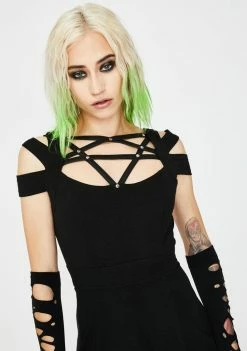 Tripp NYC Dresses Pentagram High Low Dress