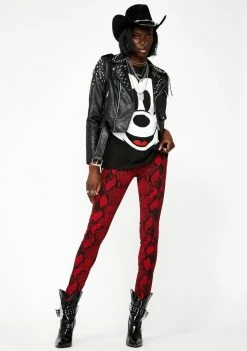 Tripp NYC Snake Skinny Jeans Bottoms