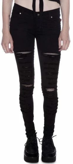 Tripp NYC Tear It Up Fishnet Jeans
