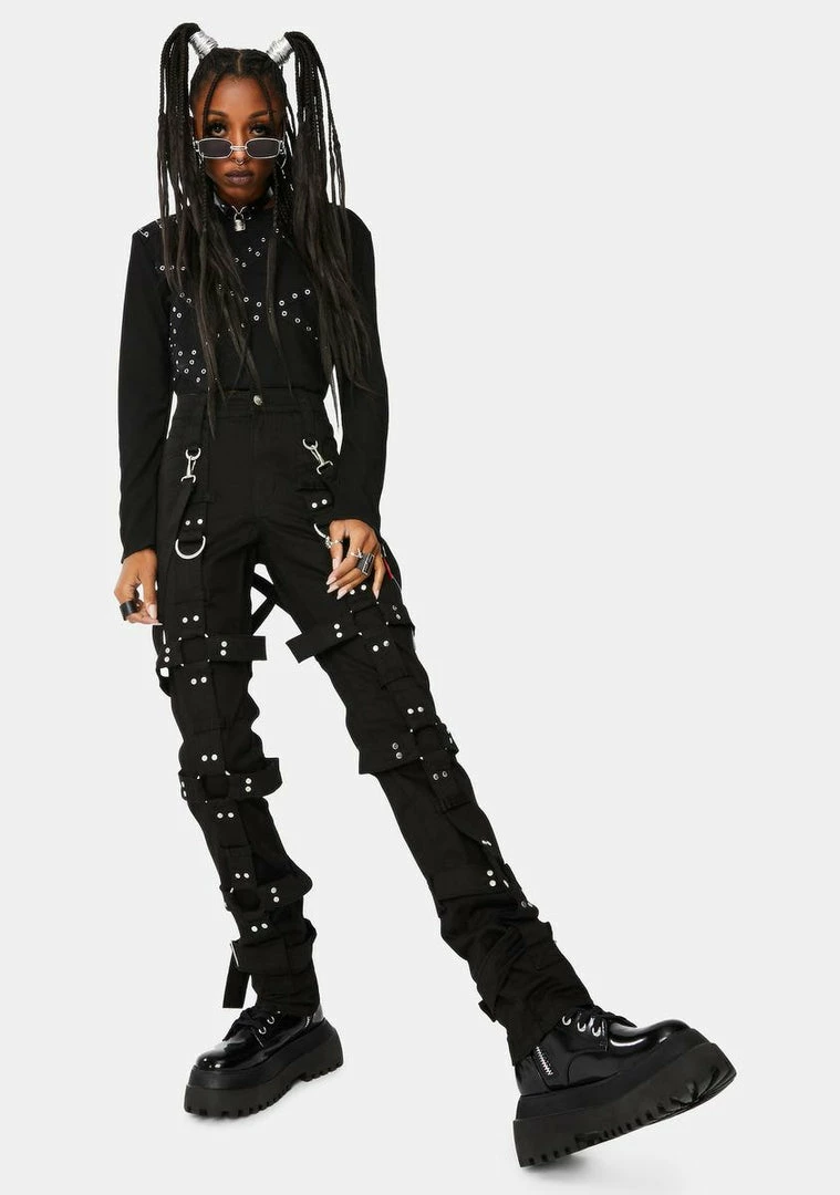 Tripp NYC Black Harness Pants 5 Tripp NYC Black Harness Pants