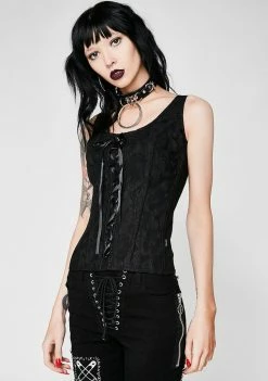 Tripp NYC Lacey Night Corset Tops