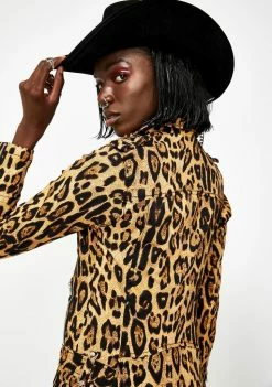 Tripp NYC Outerwear Leopard Moto Jacket 9 Tripp NYC Outerwear Leopard Moto Jacket