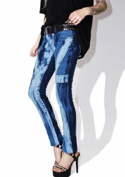 Tripp NYC Union Jack Denim Jeans
