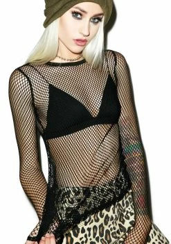 Tripp NYC Circa Long Sleeve Mesh Top 9 Tripp NYC Circa Long Sleeve Mesh Top