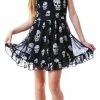 Tripp NYC Dresses Destroy Skull Ruffle Dress 1 Tripp NYC Dresses Destroy Skull Ruffle Dress