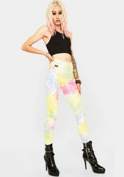 Tripp NYC Bottoms Festival Tie Dye Pants
