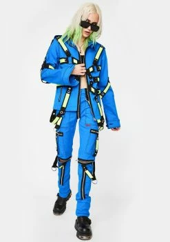 Tripp NYC Blue Electric Reflective Jacket 8 Tripp NYC Blue Electric Reflective Jacket