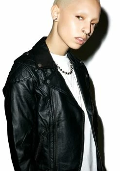 Tripp NYC Quilted Moto Jacket