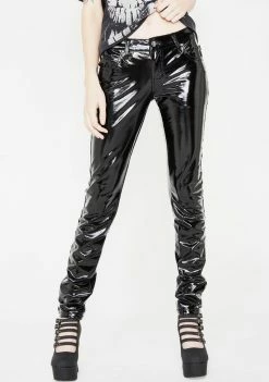Tripp NYC Vinyl Skinny Pants Bottoms
