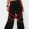 Tripp NYC Plus Midnight Dark Street Chain Pants Bottoms 1 Tripp NYC Plus Midnight Dark Street Chain Pants Bottoms