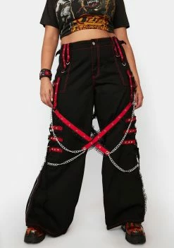 Tripp NYC Plus Midnight Dark Street Chain Pants Bottoms